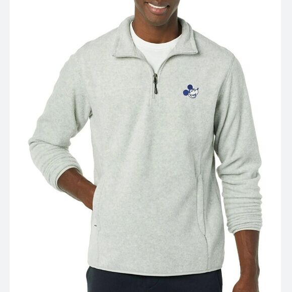New Amazon Essentials Disney Men's Polar Fleece Quarter-Zip Pullover Size Small - Picture 1 of 9